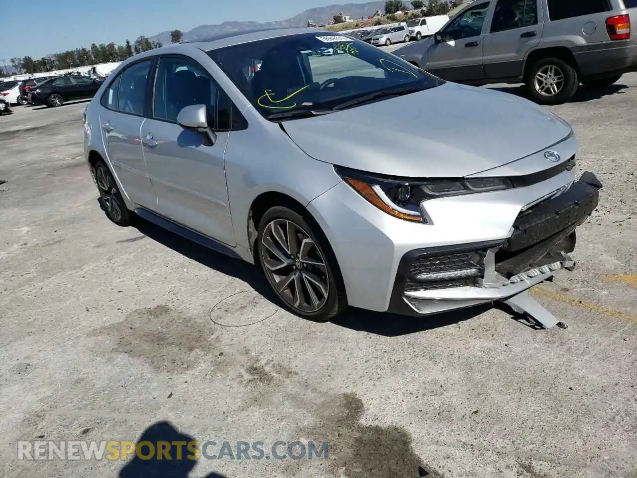 1 Photograph of a damaged car 5YFT4MCE1MP058100 TOYOTA COROLLA 2021