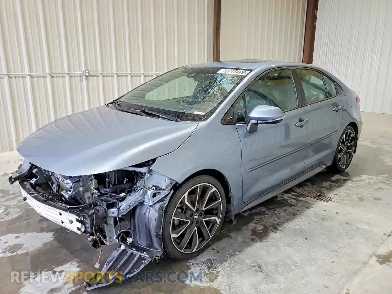 1 Photograph of a damaged car 5YFT4MCE1MP067931 TOYOTA COROLLA 2021