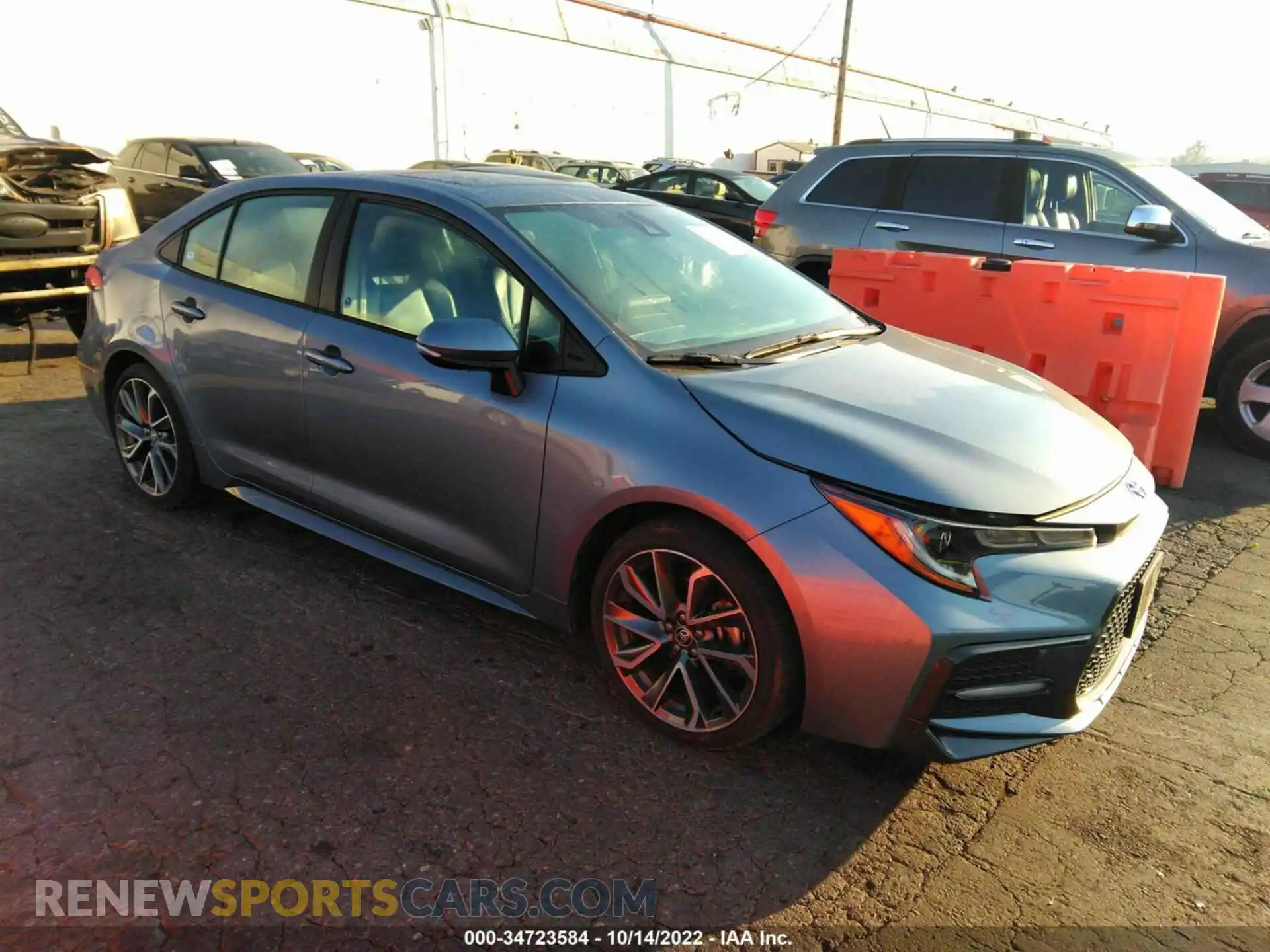 1 Photograph of a damaged car 5YFT4MCE1MP081344 TOYOTA COROLLA 2021