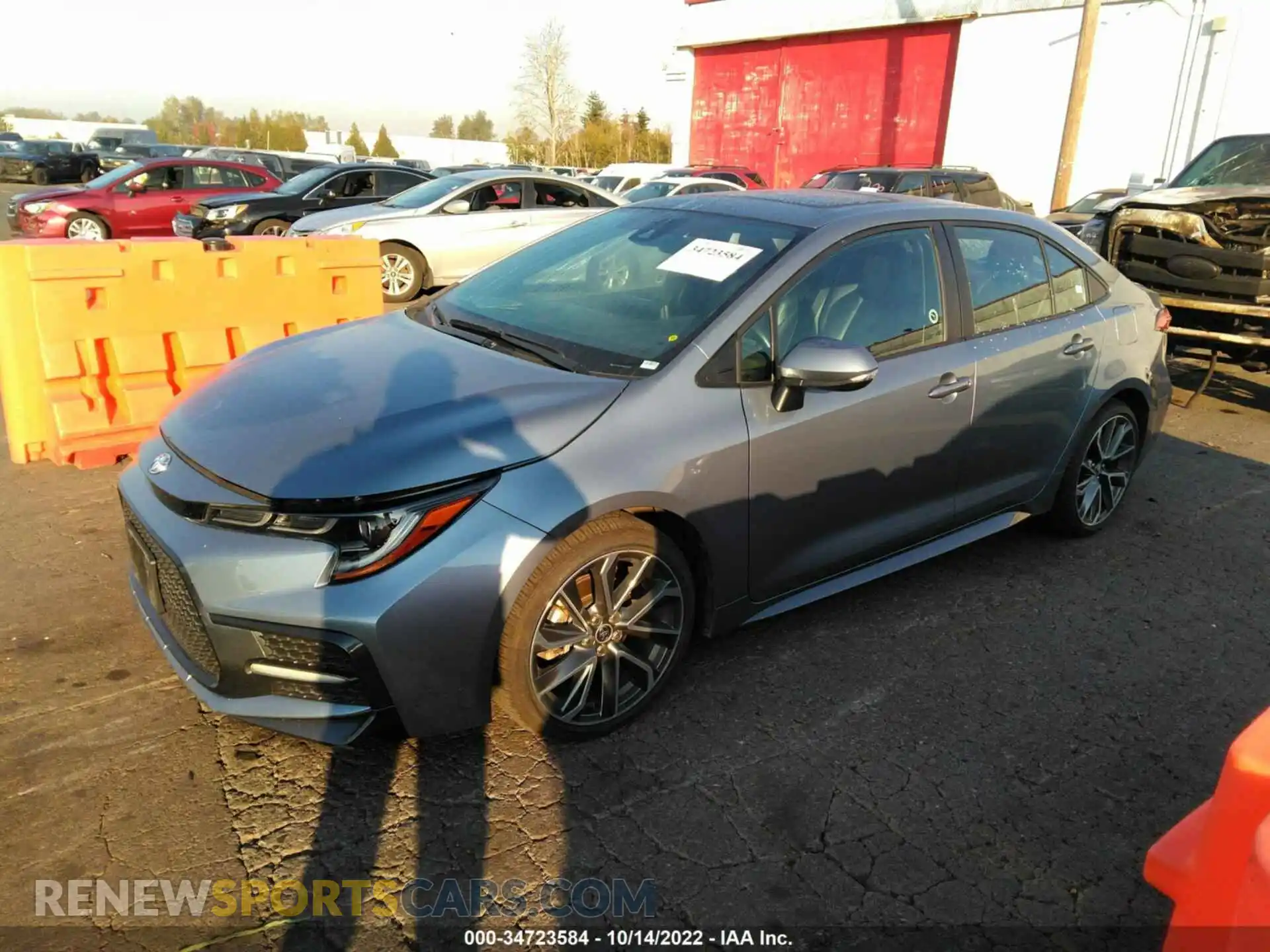 2 Photograph of a damaged car 5YFT4MCE1MP081344 TOYOTA COROLLA 2021