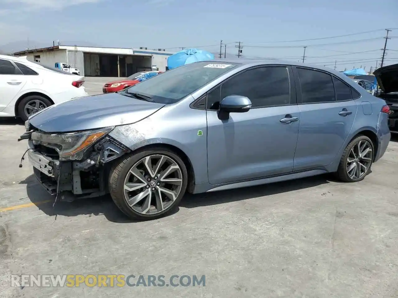 1 Photograph of a damaged car 5YFT4MCE1MP091212 TOYOTA COROLLA 2021