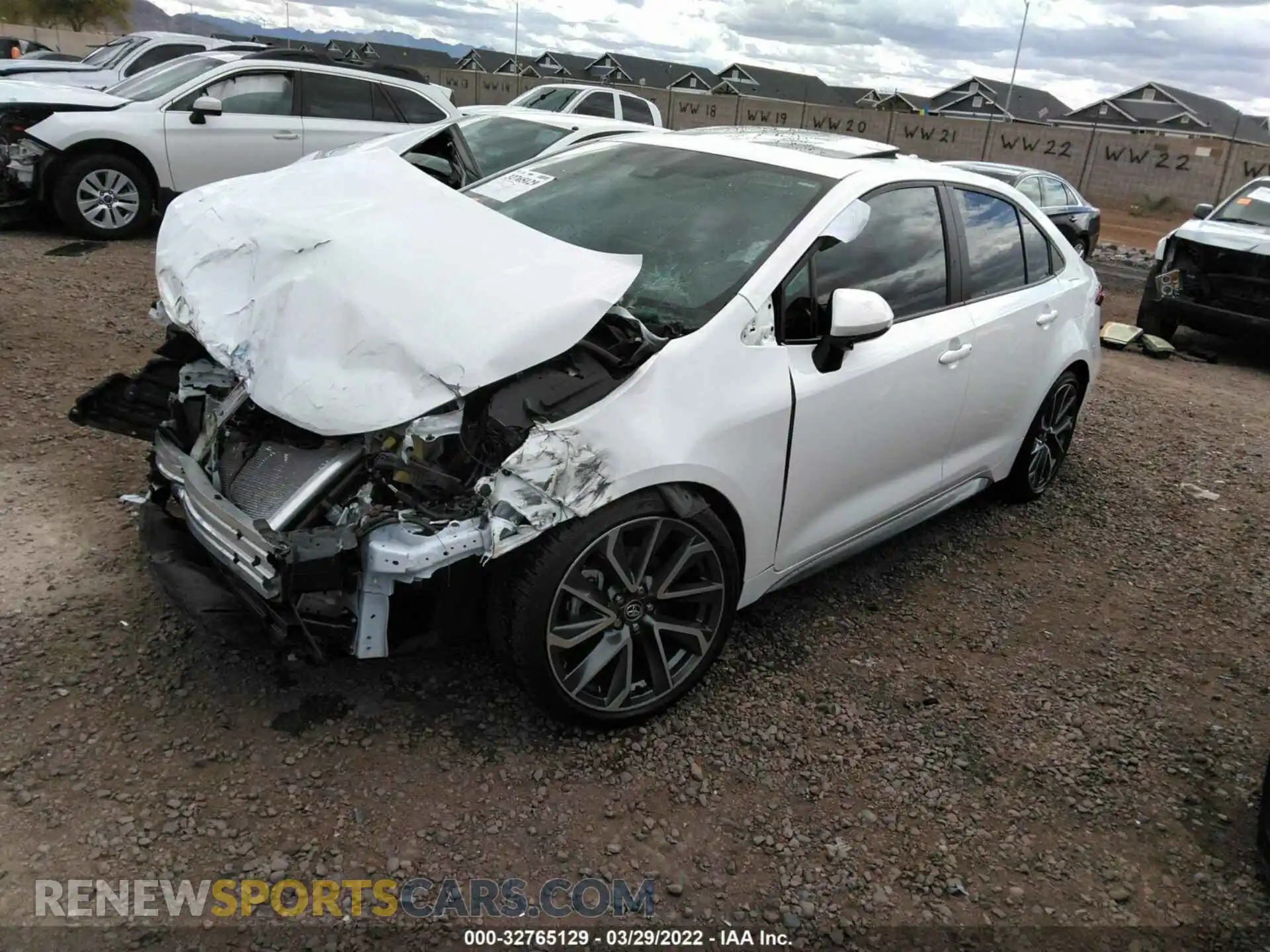 2 Photograph of a damaged car 5YFT4MCE3MP085248 TOYOTA COROLLA 2021