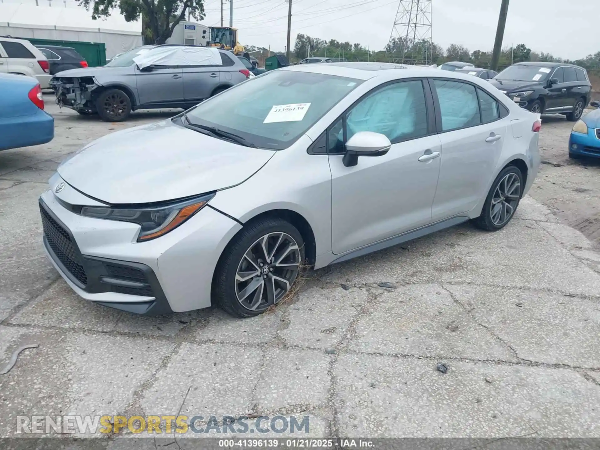 2 Photograph of a damaged car 5YFT4MCE4MP059192 TOYOTA COROLLA 2021