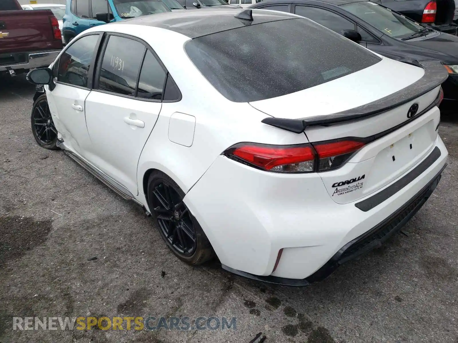 3 Photograph of a damaged car 5YFT4MCE4MP072735 TOYOTA COROLLA 2021