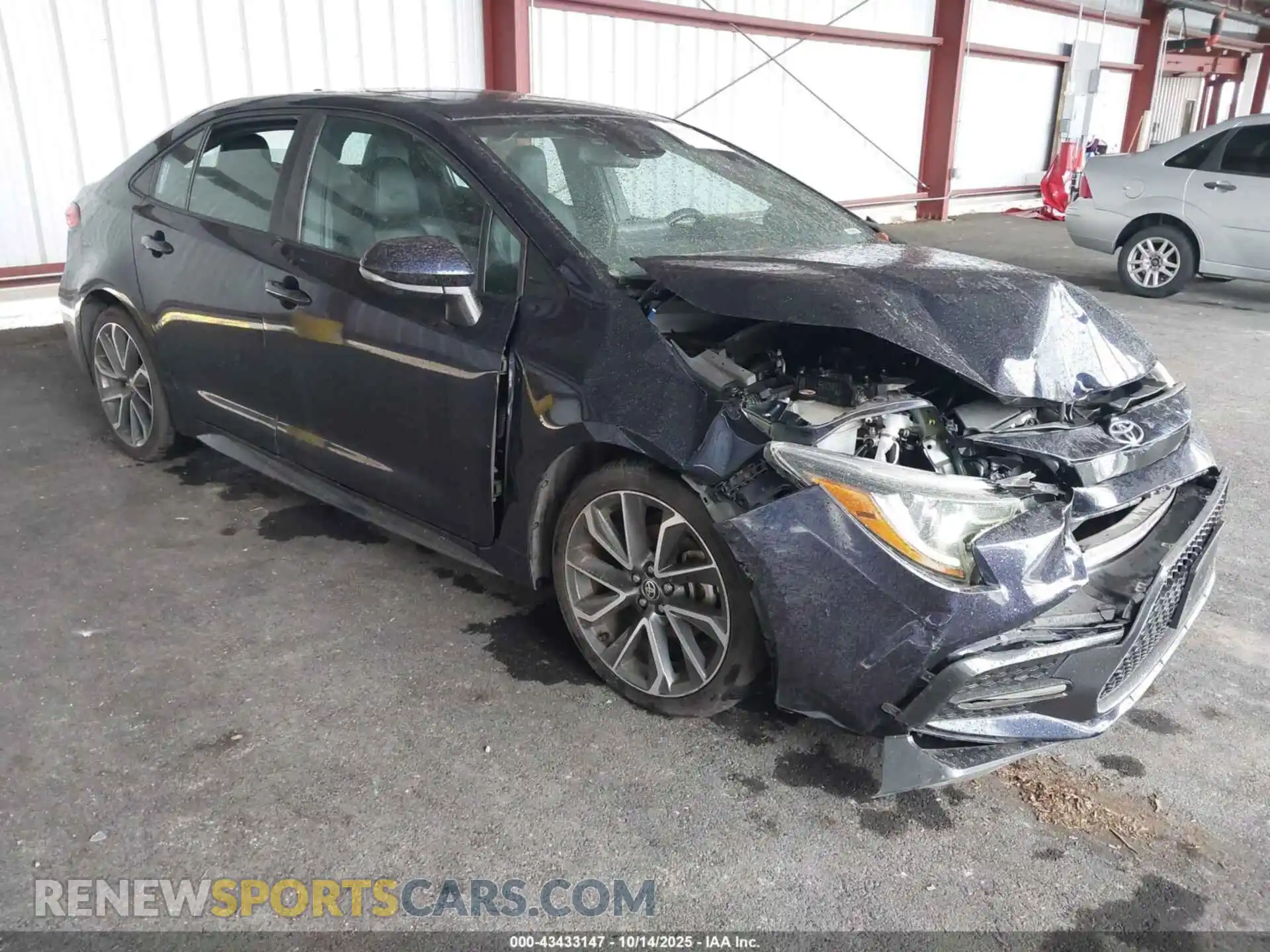 1 Photograph of a damaged car 5YFT4MCE4MP091656 TOYOTA COROLLA 2021