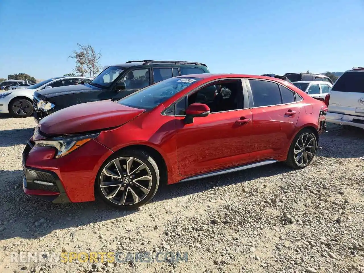 1 Photograph of a damaged car 5YFT4MCE5MP065650 TOYOTA COROLLA 2021