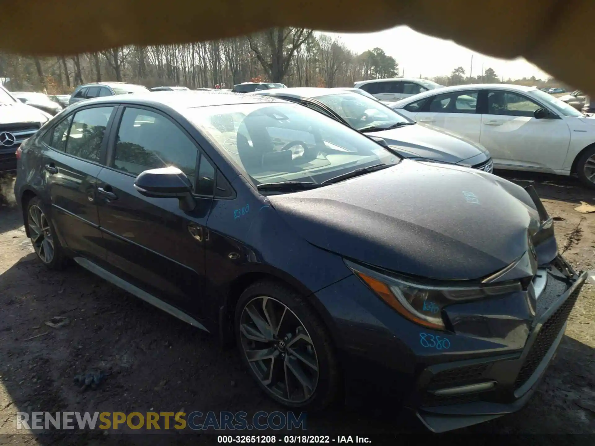 1 Photograph of a damaged car 5YFT4MCE5MP090032 TOYOTA COROLLA 2021
