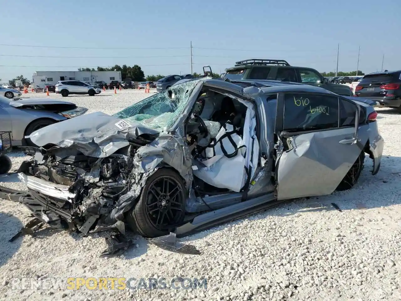 1 Photograph of a damaged car 5YFT4MCE6MP085731 TOYOTA COROLLA 2021
