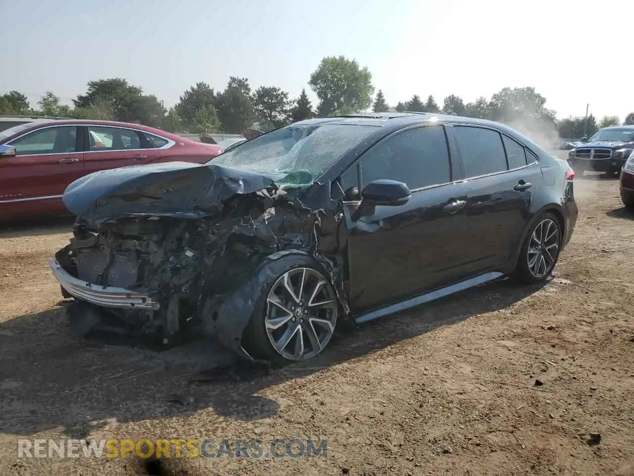 1 Photograph of a damaged car 5YFT4MCE8MP066002 TOYOTA COROLLA 2021