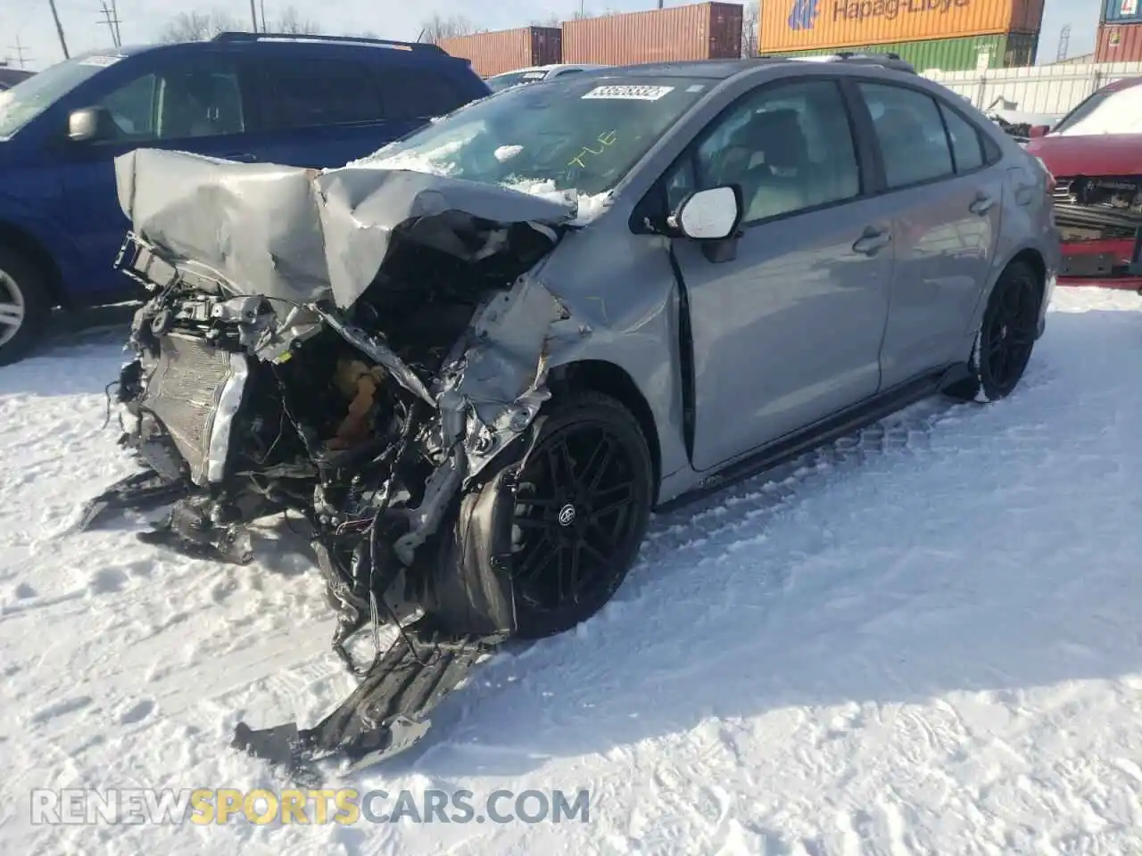 2 Photograph of a damaged car 5YFT4MCE8MP089604 TOYOTA COROLLA 2021