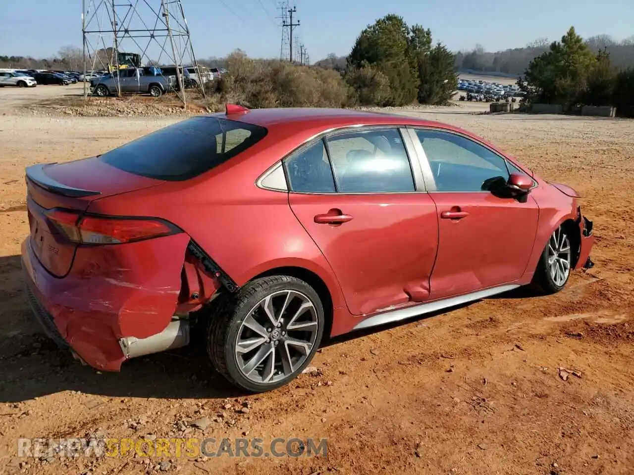 3 Photograph of a damaged car 5YFT4MCE8MP095984 TOYOTA COROLLA 2021