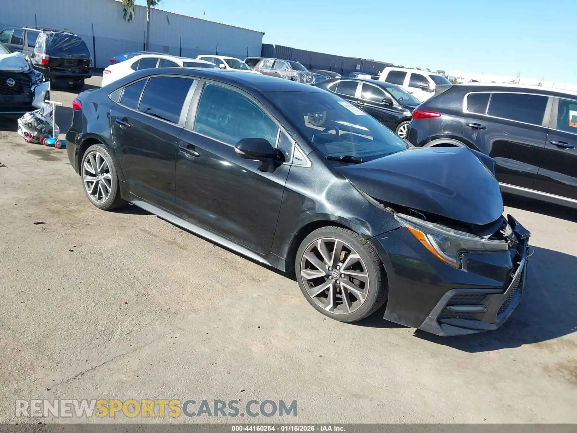 1 Photograph of a damaged car 5YFT4MCE9MP058832 TOYOTA COROLLA 2021