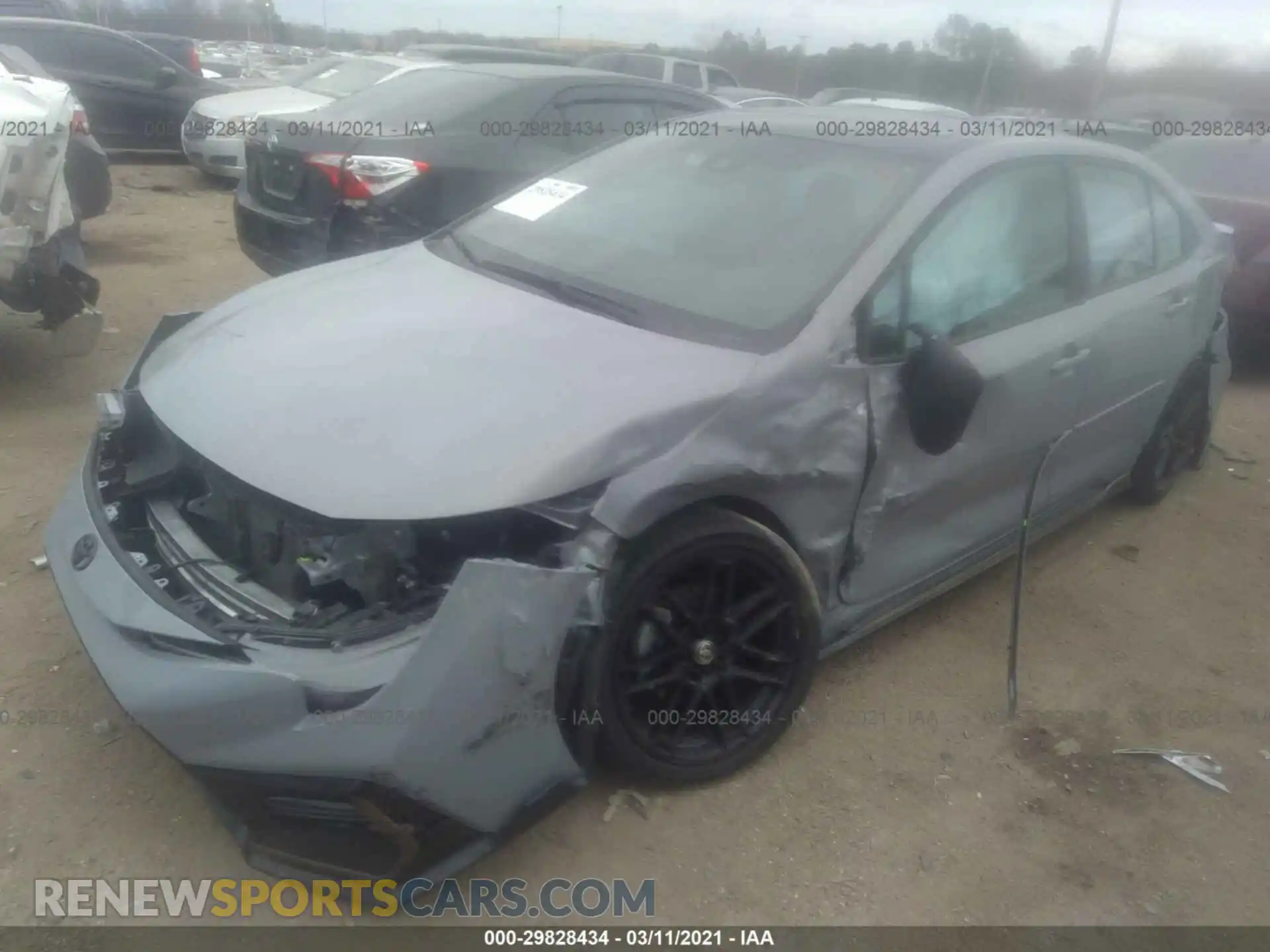 2 Photograph of a damaged car 5YFT4MCEXMP074800 TOYOTA COROLLA 2021