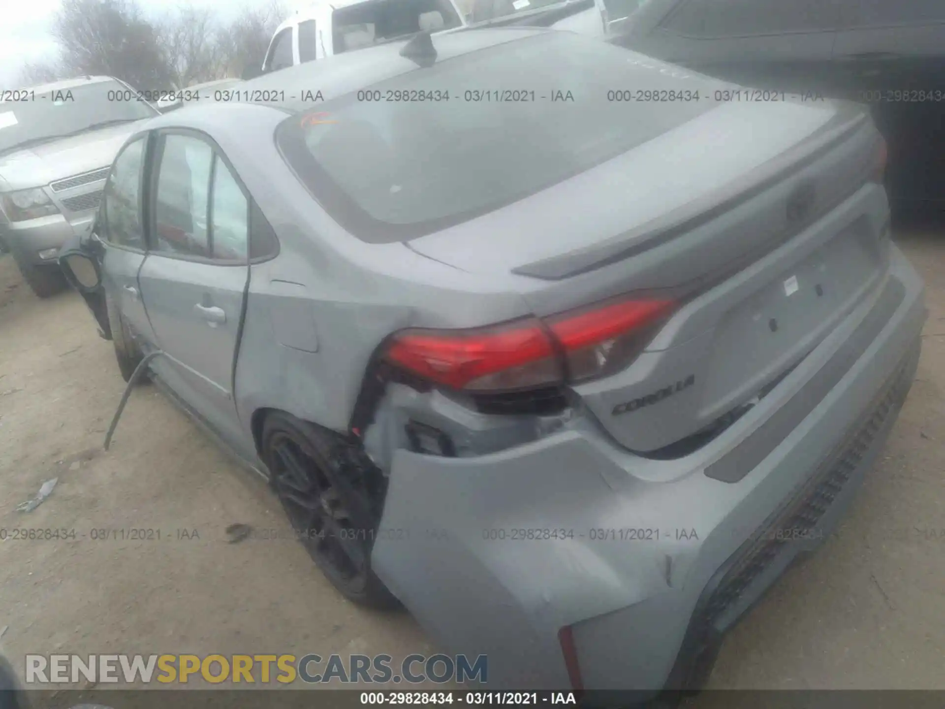 3 Photograph of a damaged car 5YFT4MCEXMP074800 TOYOTA COROLLA 2021