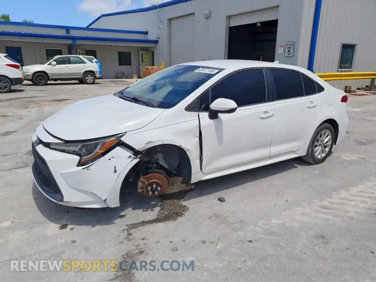 1 Photograph of a damaged car 5YFVPMAE1MP214154 TOYOTA COROLLA 2021