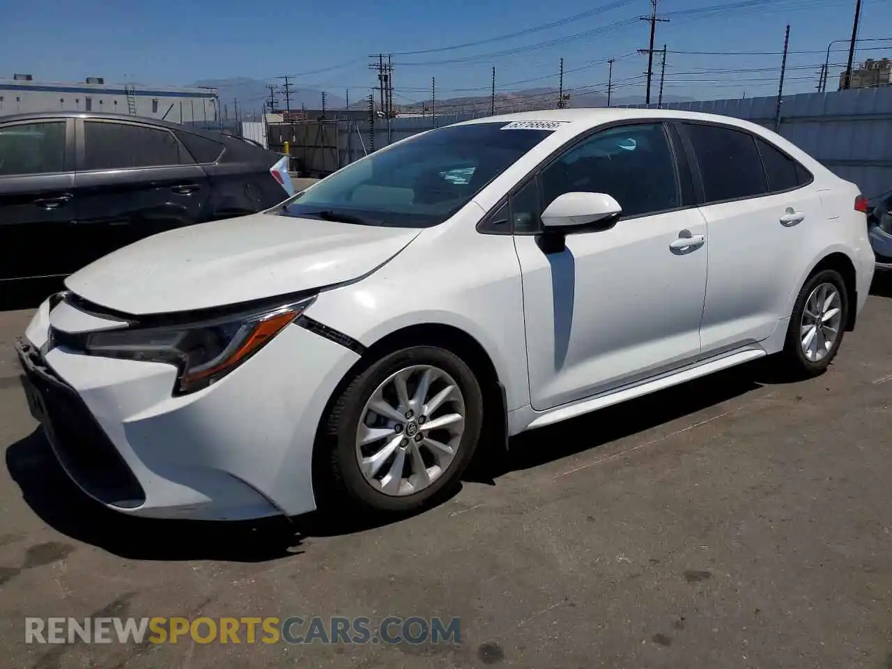 1 Фотография поврежденного автомобиля 5YFVPMAE2MP157270 TOYOTA COROLLA 2021