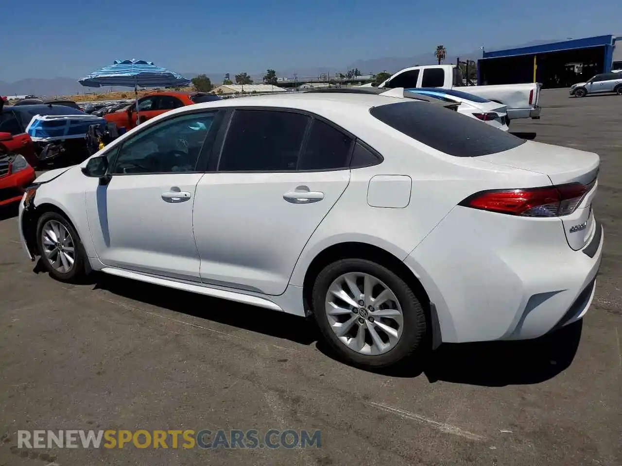 2 Фотография поврежденного автомобиля 5YFVPMAE2MP157270 TOYOTA COROLLA 2021