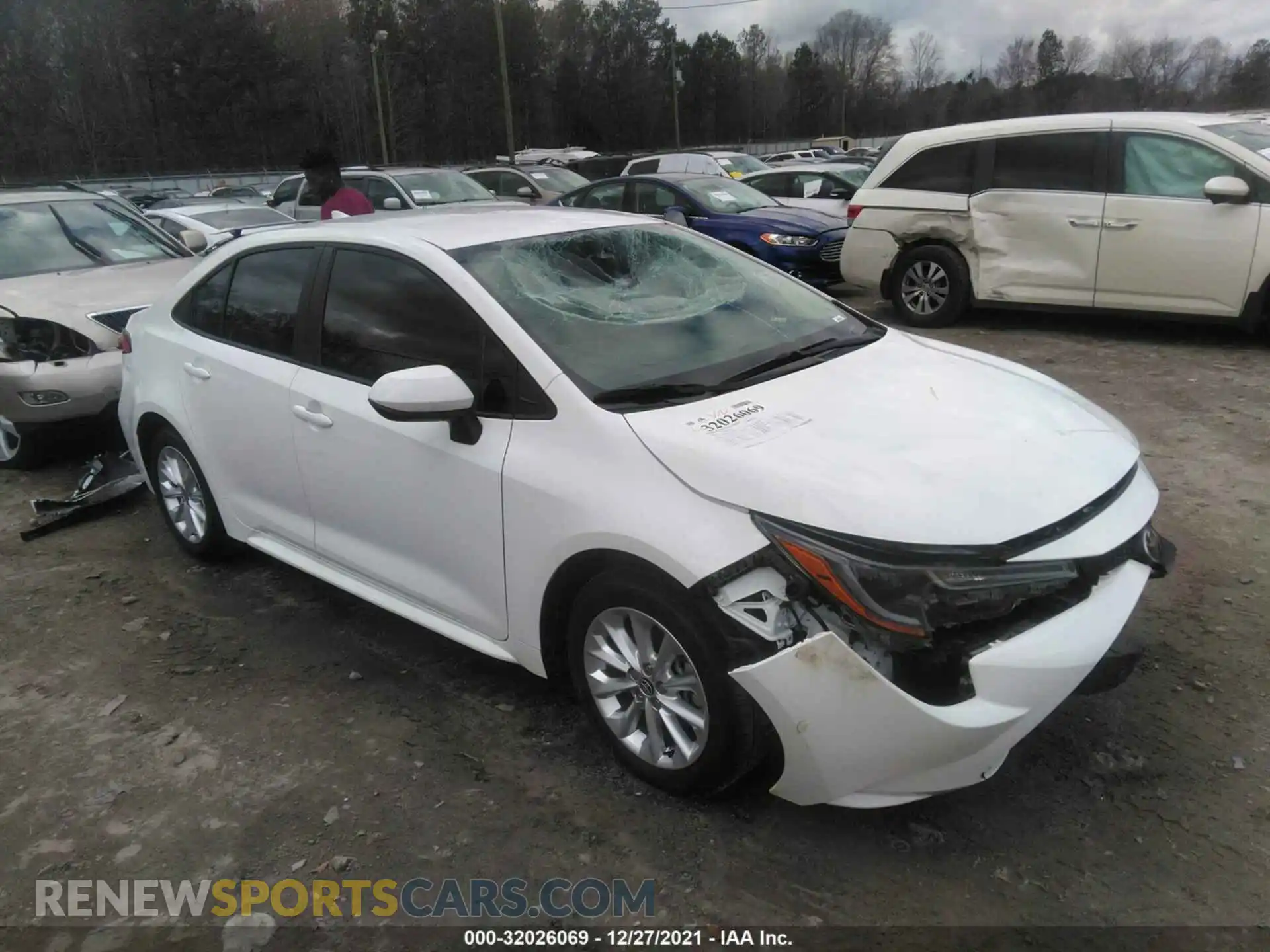 1 fotografías del automóvil dañado 5YFVPMAE2MP251536 TOYOTA COROLLA 2021