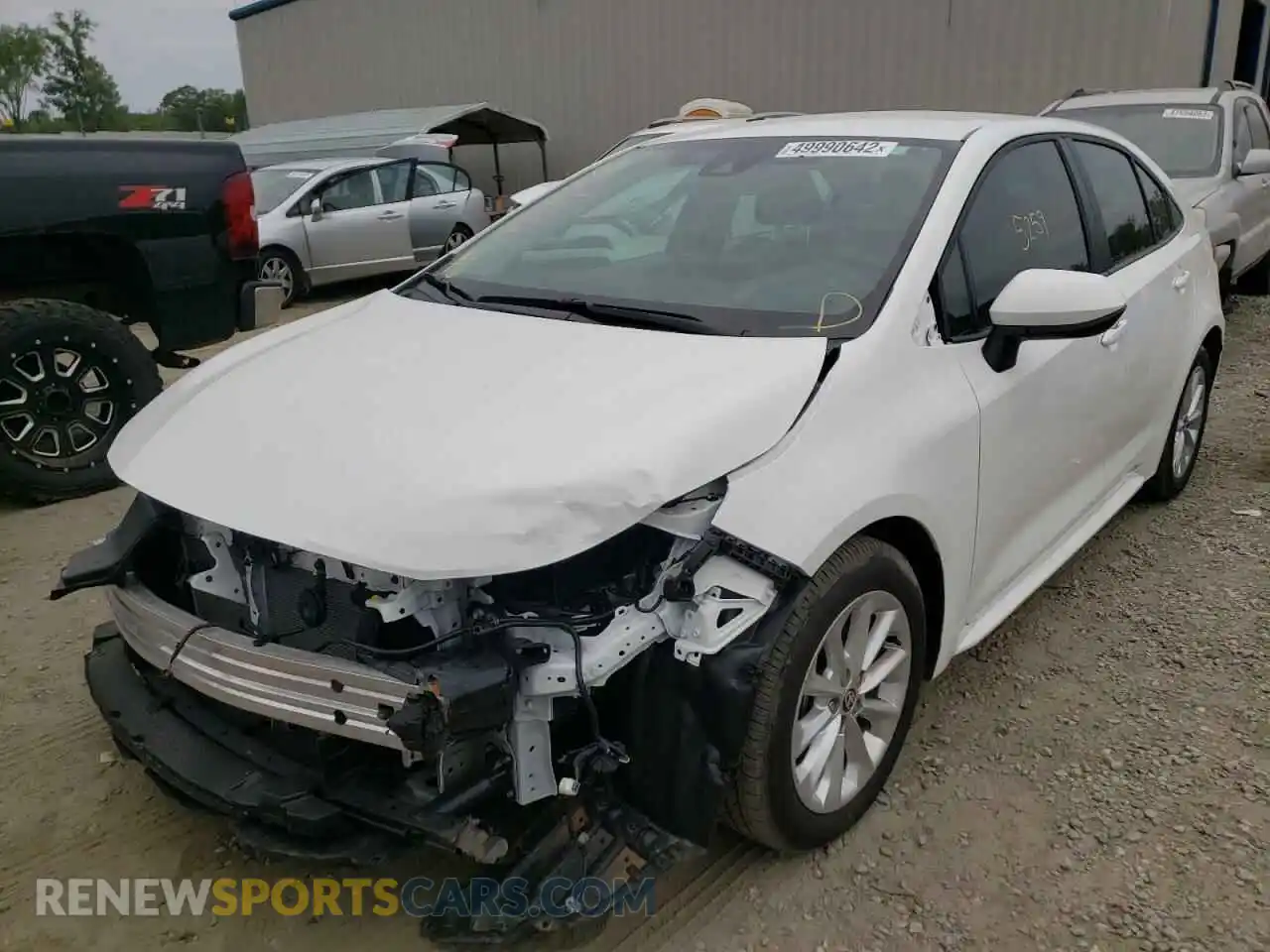 2 Photograph of a damaged car 5YFVPMAE2MP256560 TOYOTA COROLLA 2021
