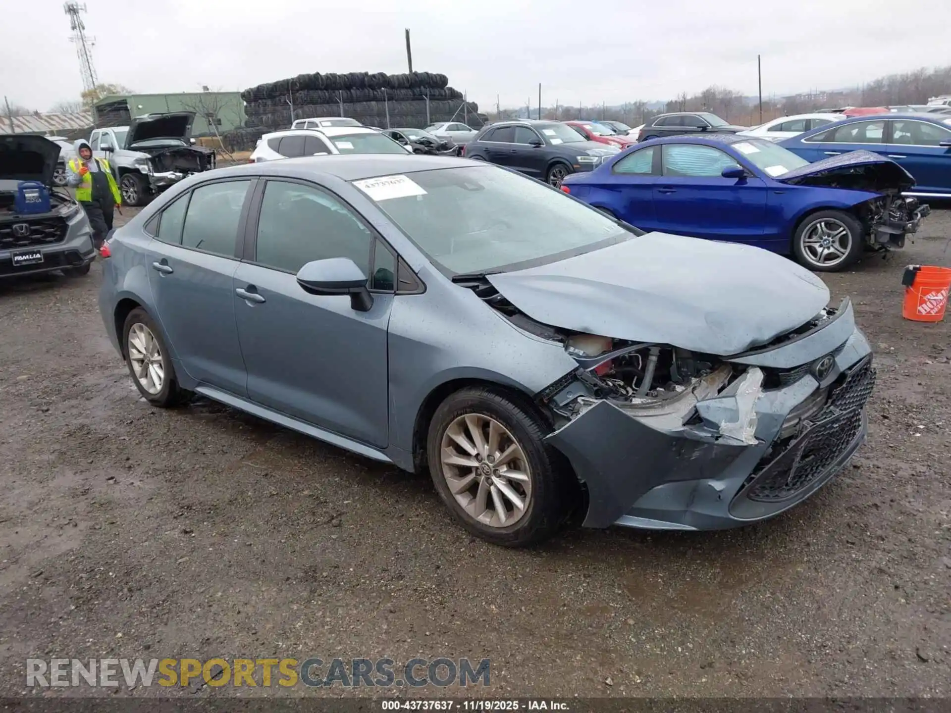 1 Photograph of a damaged car 5YFVPMAE3MP147427 TOYOTA COROLLA 2021