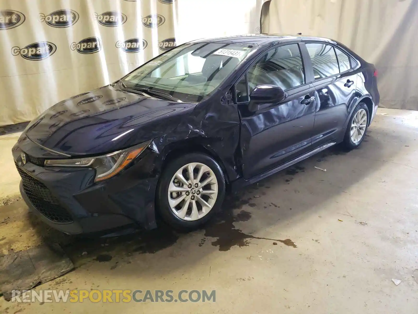 2 Photograph of a damaged car 5YFVPMAE3MP196854 TOYOTA COROLLA 2021