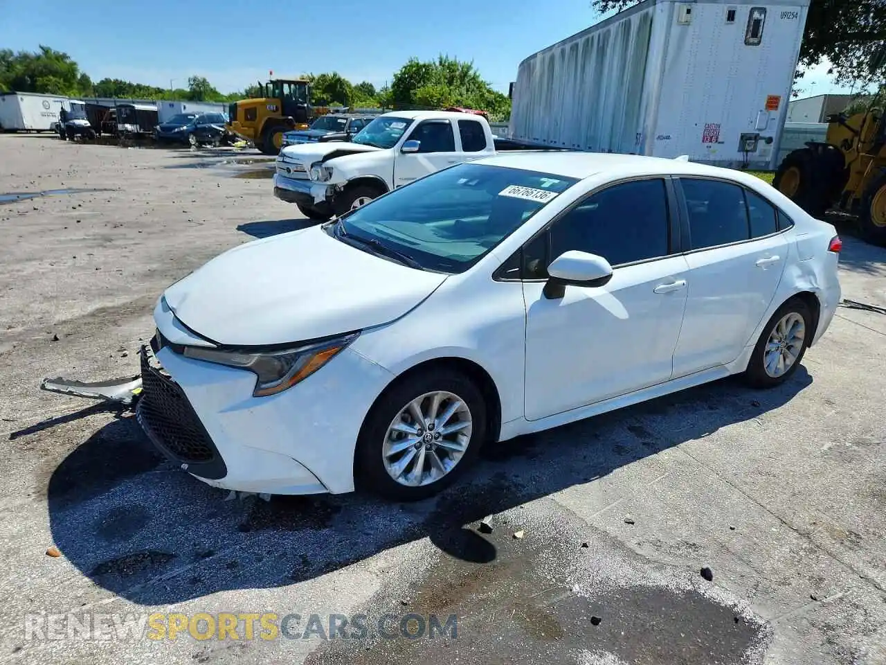 1 Фотография поврежденного автомобиля 5YFVPMAE3MP235779 TOYOTA COROLLA 2021