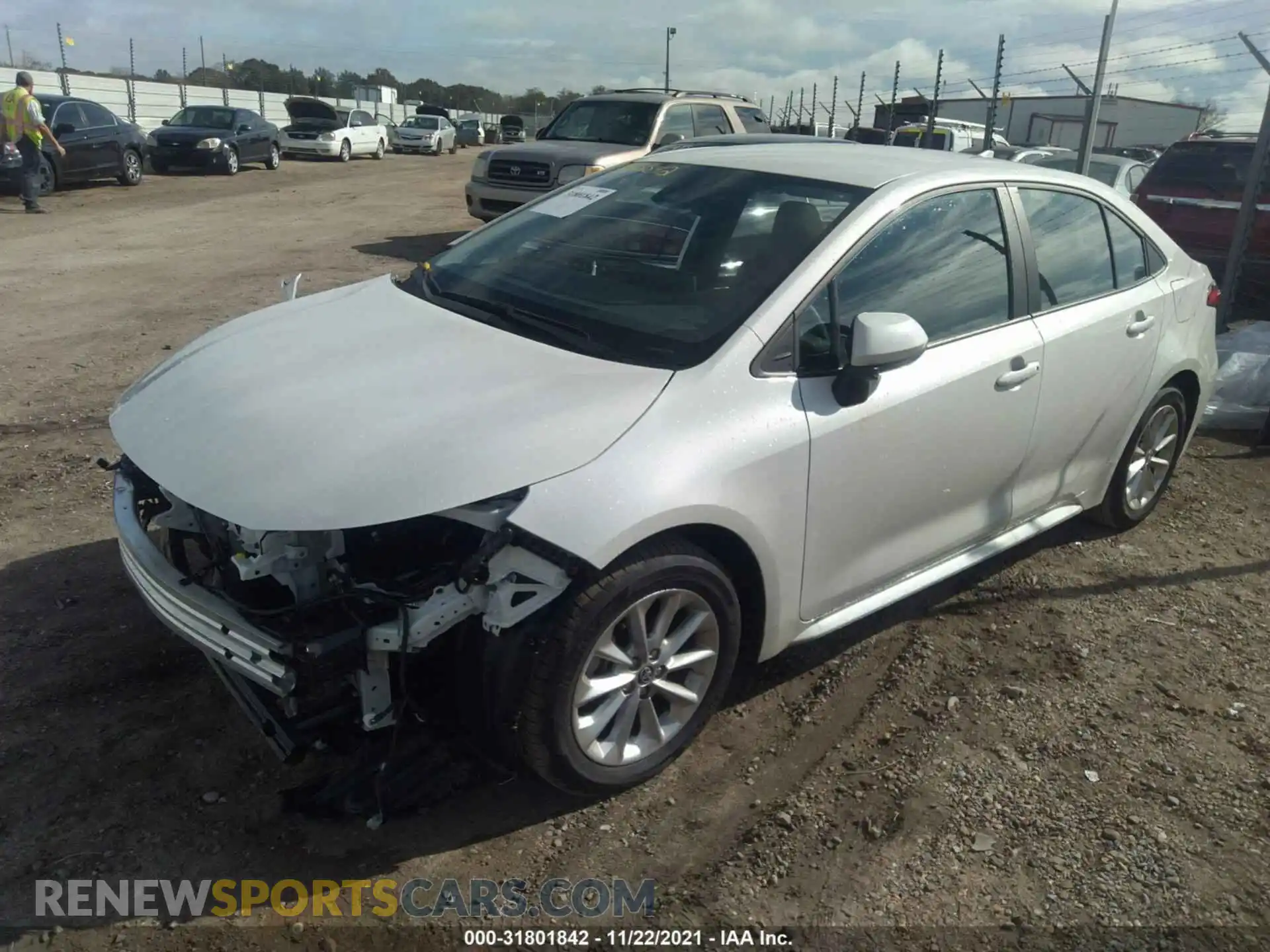 2 Photograph of a damaged car 5YFVPMAE3MP249746 TOYOTA COROLLA 2021