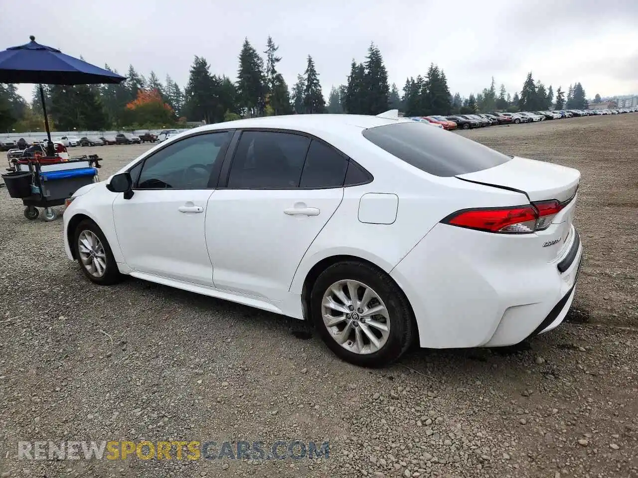2 Photograph of a damaged car 5YFVPMAE4MP229554 TOYOTA COROLLA 2021