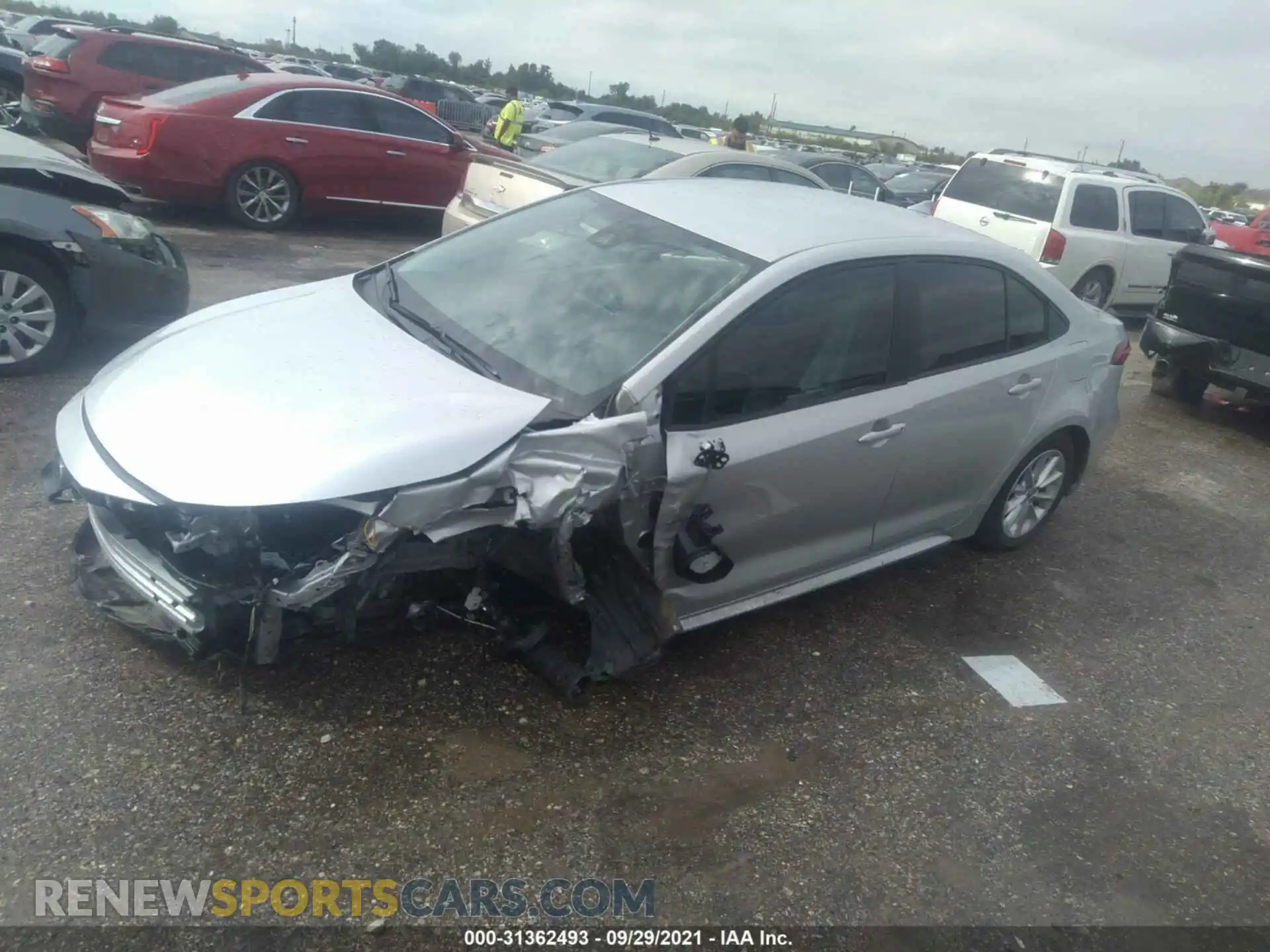 2 Photograph of a damaged car 5YFVPMAE5MP265494 TOYOTA COROLLA 2021