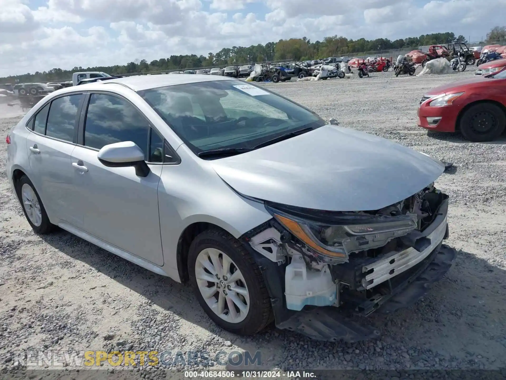1 Photograph of a damaged car 5YFVPMAE7MP224204 TOYOTA COROLLA 2021