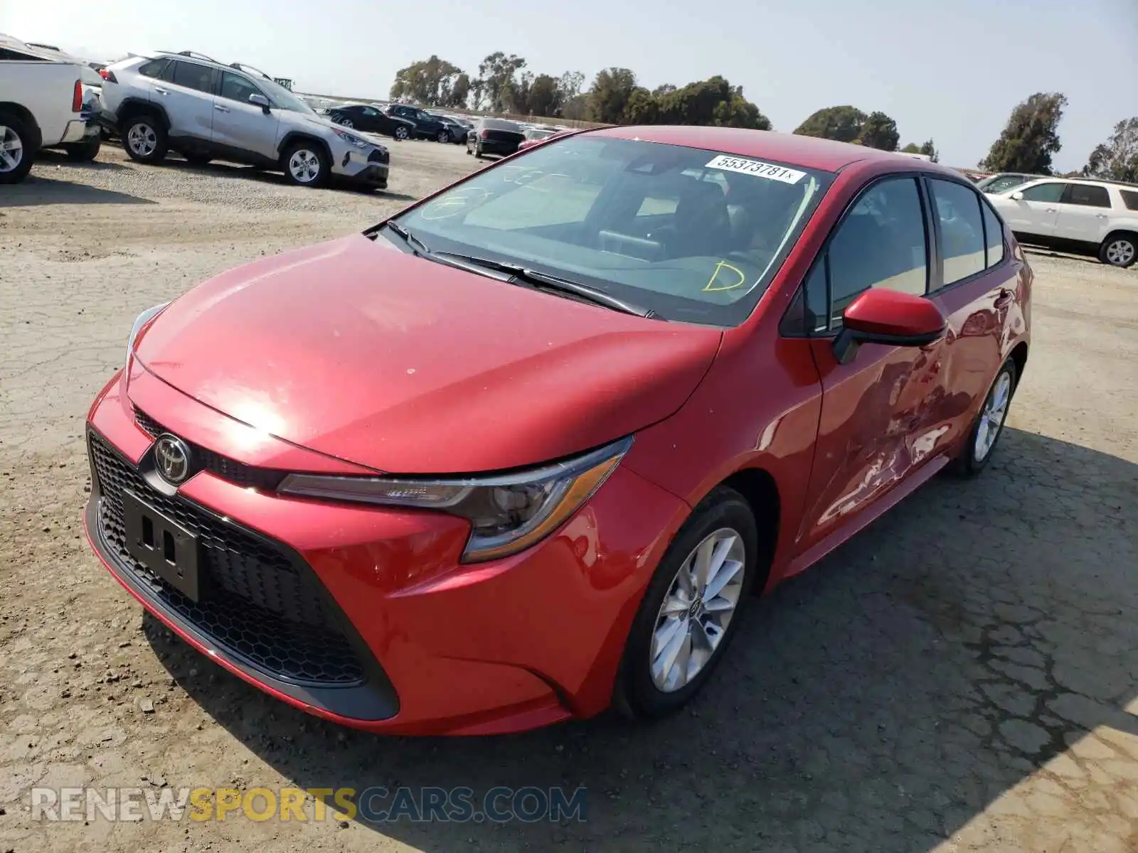 2 Photograph of a damaged car 5YFVPMAE7MP269529 TOYOTA COROLLA 2021
