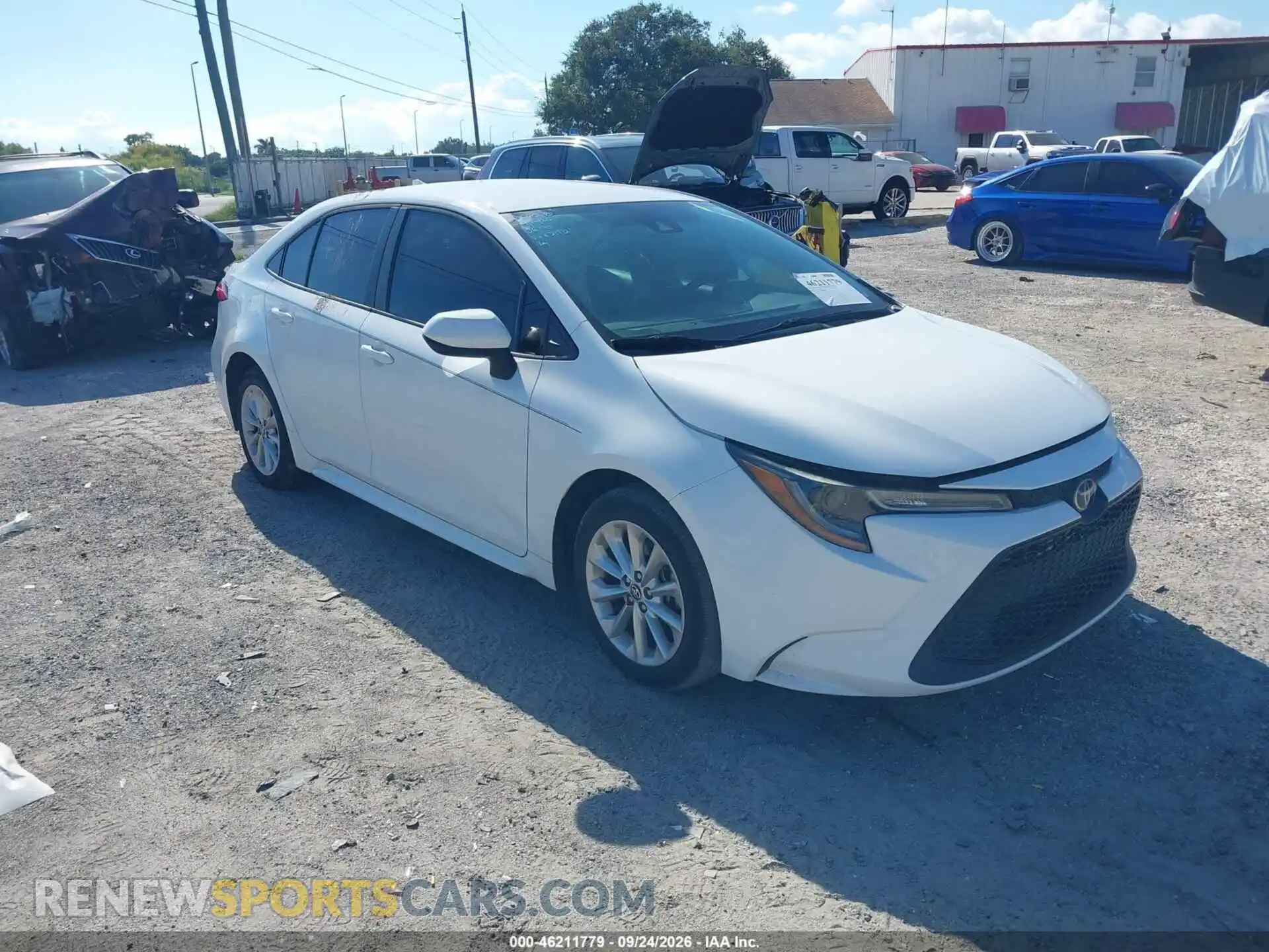 1 Photograph of a damaged car 5YFVPMAE8MP218721 TOYOTA COROLLA 2021