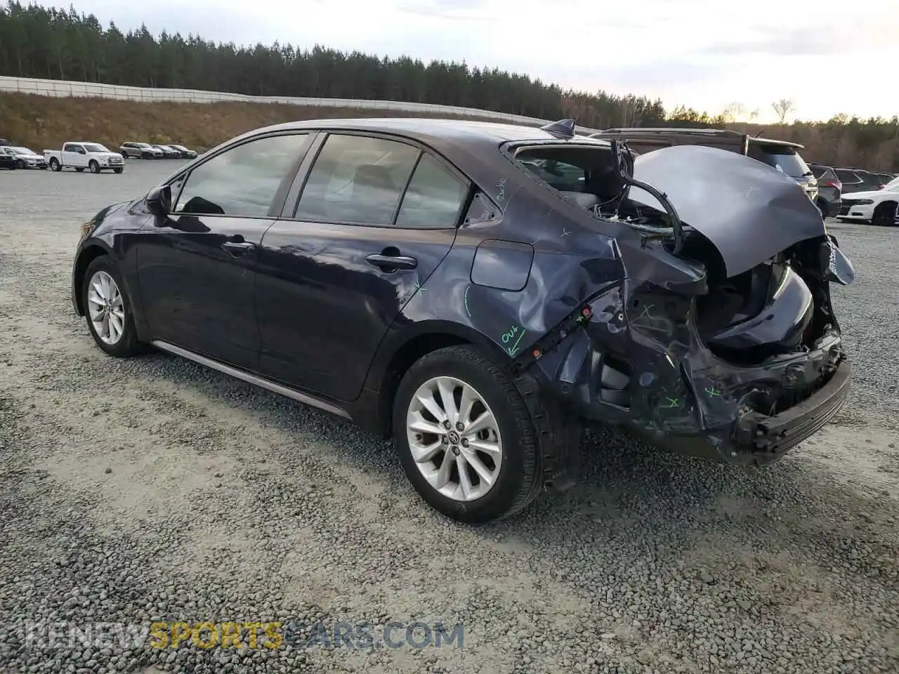 2 Photograph of a damaged car 5YFVPMAE8MP224311 TOYOTA COROLLA 2021