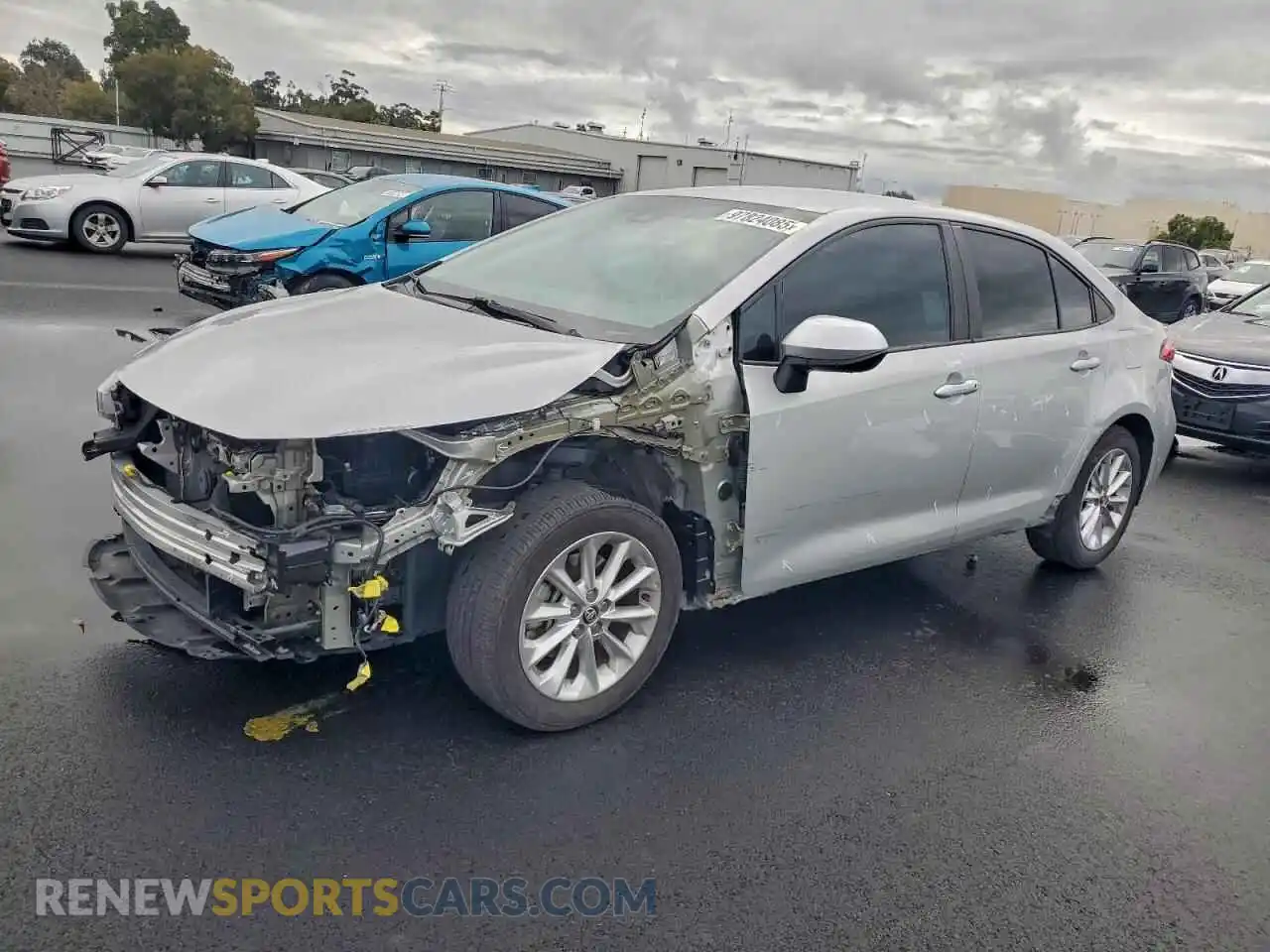 1 Photograph of a damaged car 5YFVPMAE8MP238676 TOYOTA COROLLA 2021
