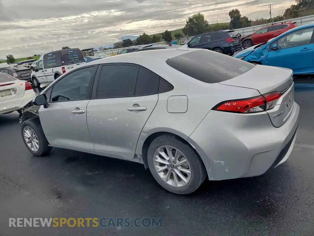 2 Photograph of a damaged car 5YFVPMAE8MP238676 TOYOTA COROLLA 2021