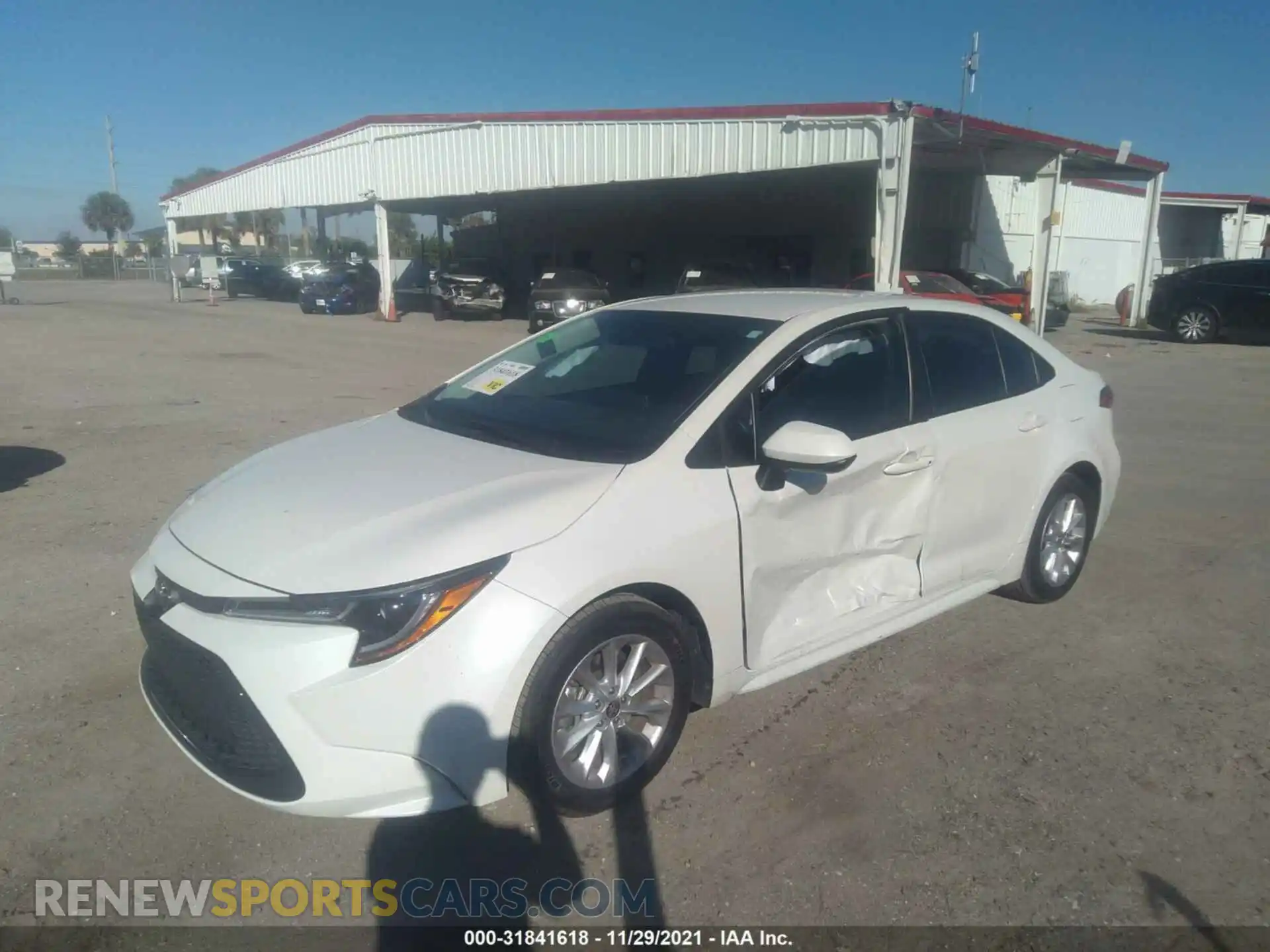 2 Photograph of a damaged car 5YFVPMAE9MP174177 TOYOTA COROLLA 2021