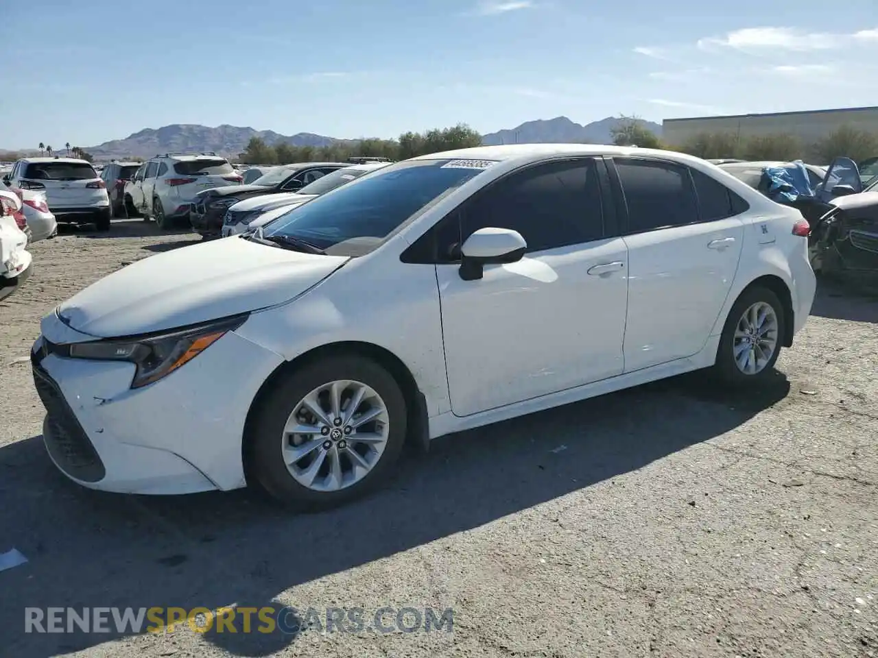 1 Photograph of a damaged car 5YFVPMAE9MP209798 TOYOTA COROLLA 2021