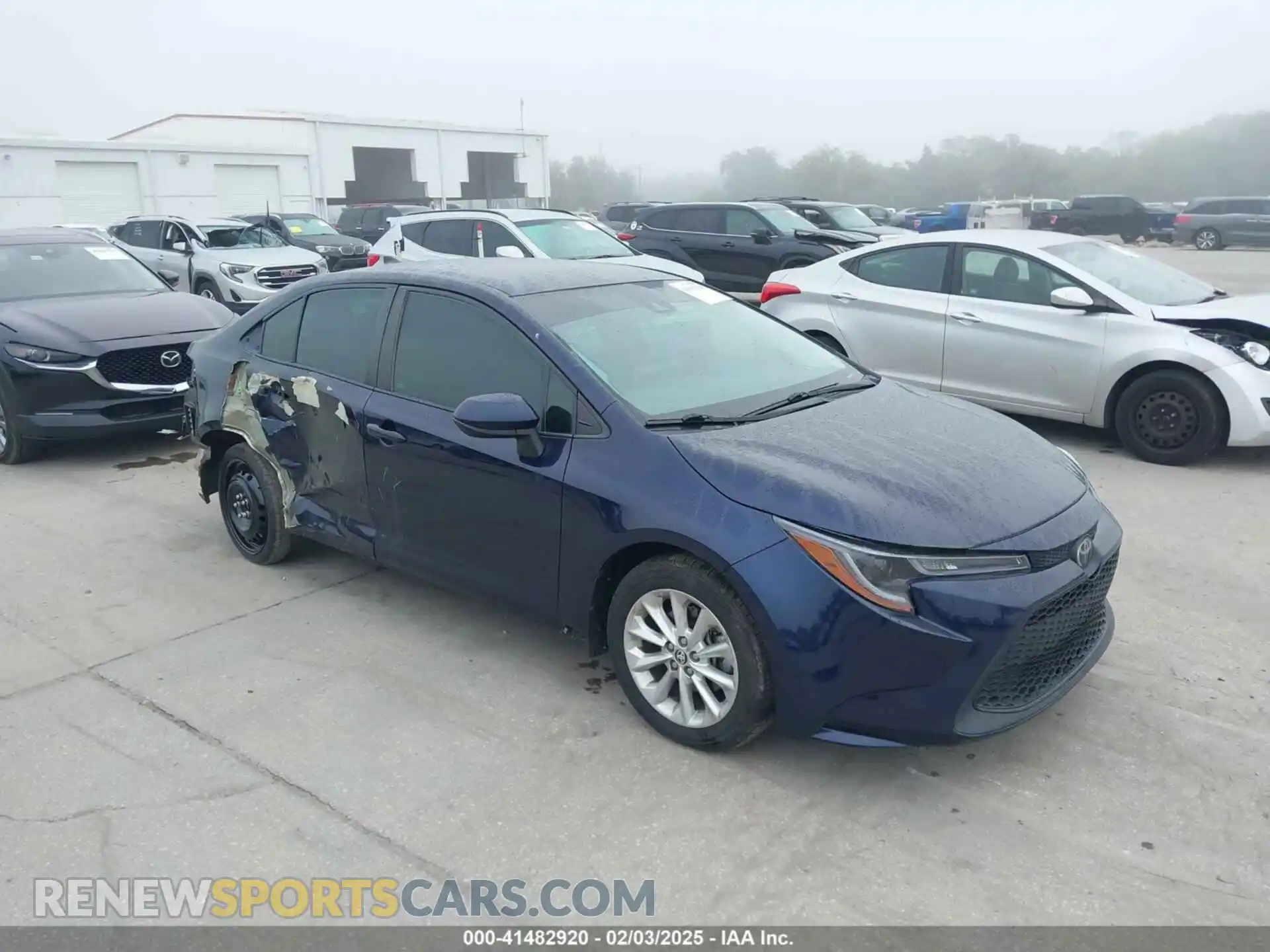 1 Photograph of a damaged car 5YFVPMAE9MP215567 TOYOTA COROLLA 2021