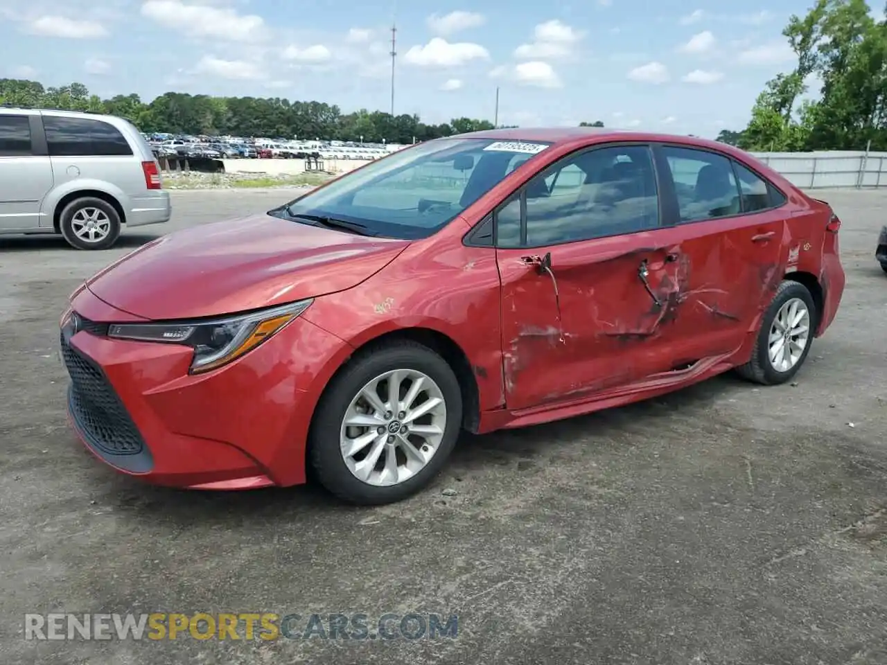 1 fotografías del automóvil dañado 5YFVPMAE9MP263540 TOYOTA COROLLA 2021