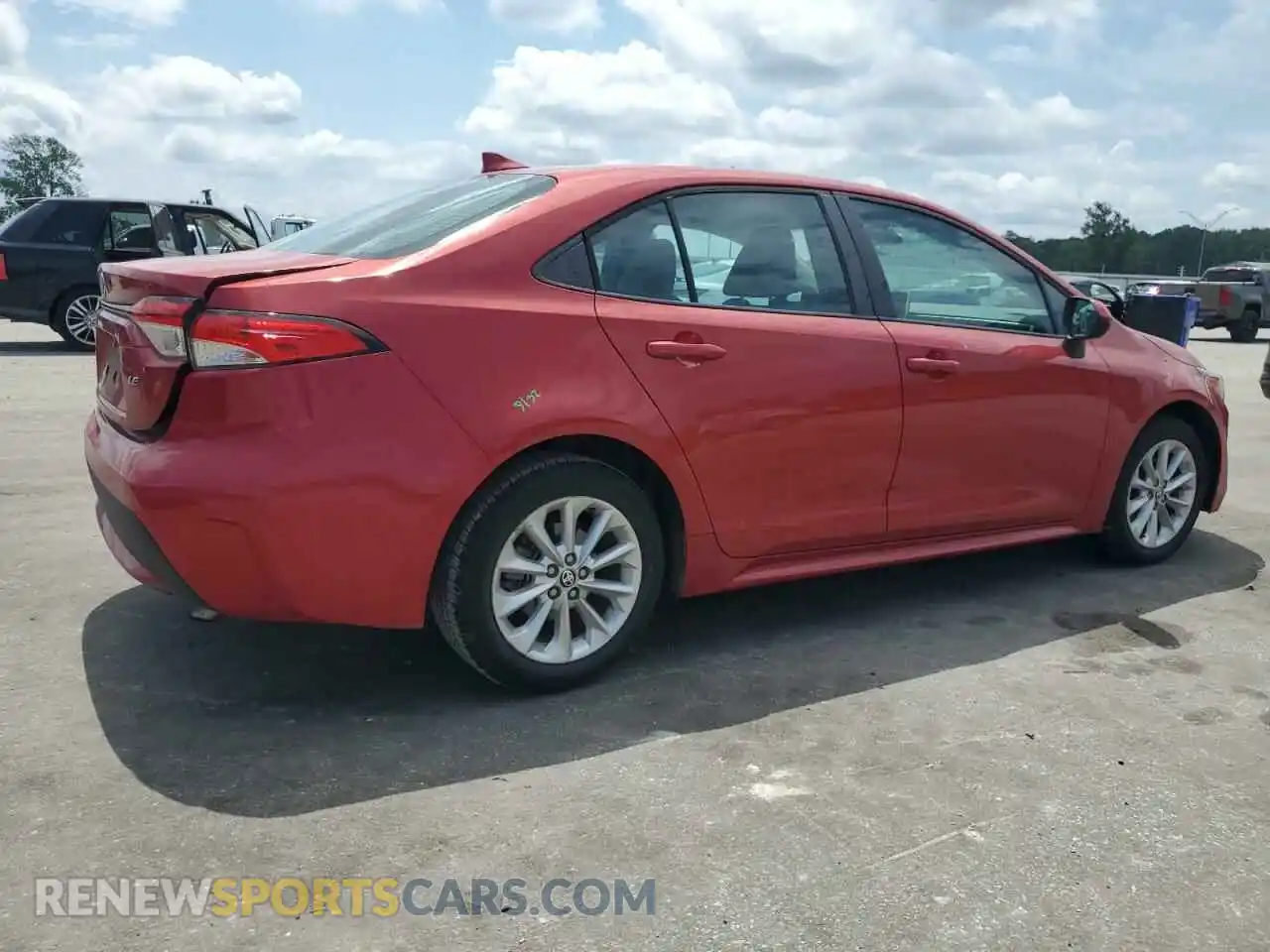 3 fotografías del automóvil dañado 5YFVPMAE9MP263540 TOYOTA COROLLA 2021