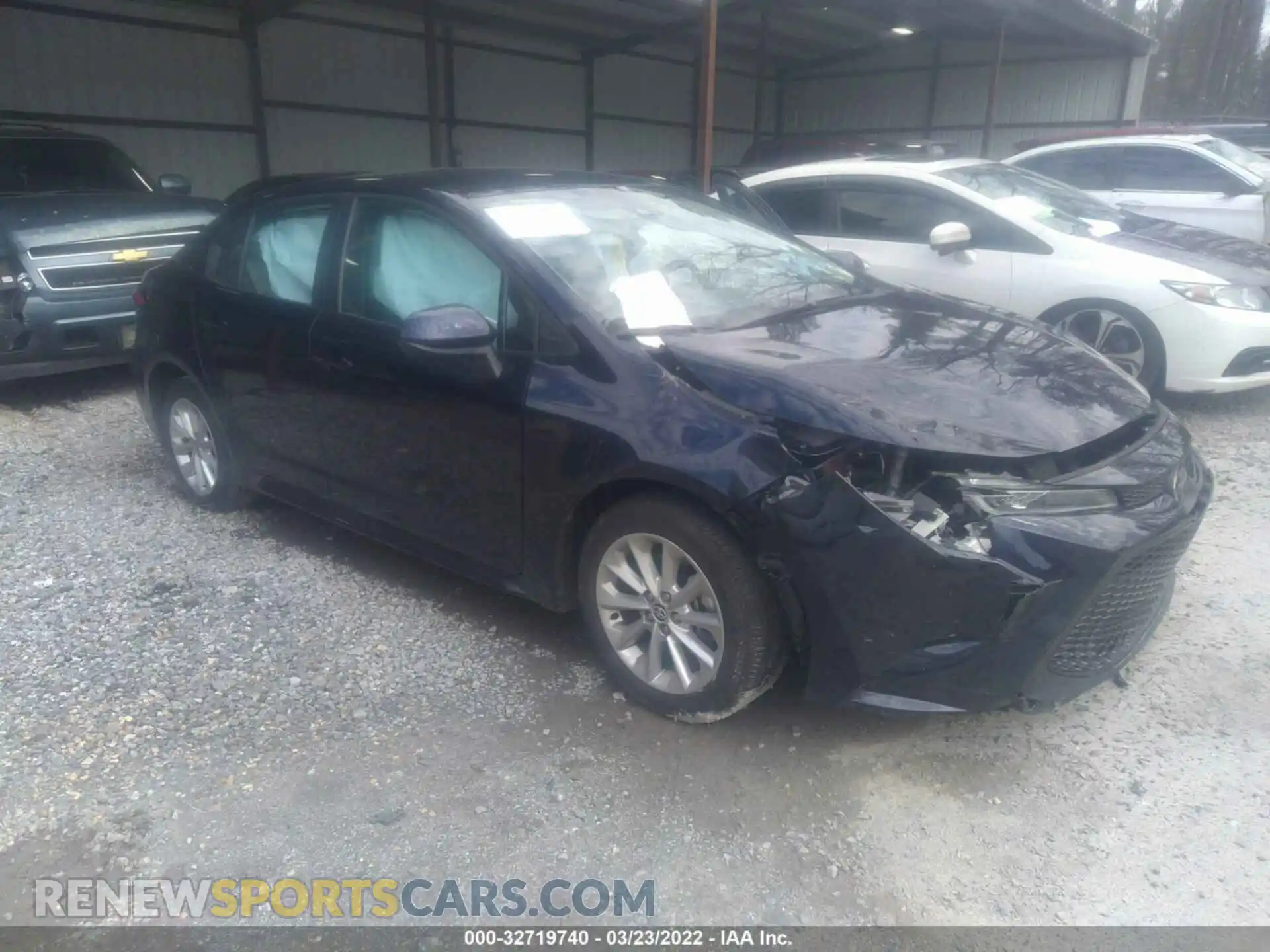 1 Photograph of a damaged car 5YFVPMAE9MP265496 TOYOTA COROLLA 2021