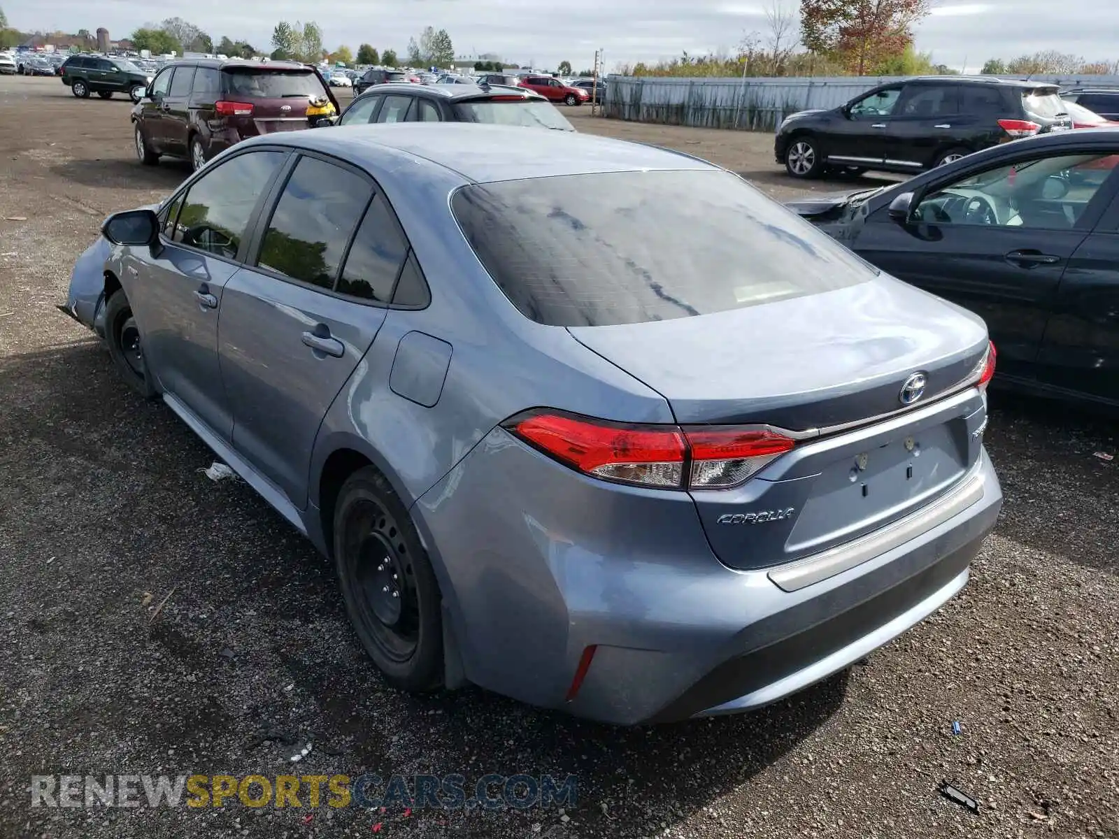3 Photograph of a damaged car JTDBAMDE1MJ035519 TOYOTA COROLLA 2021