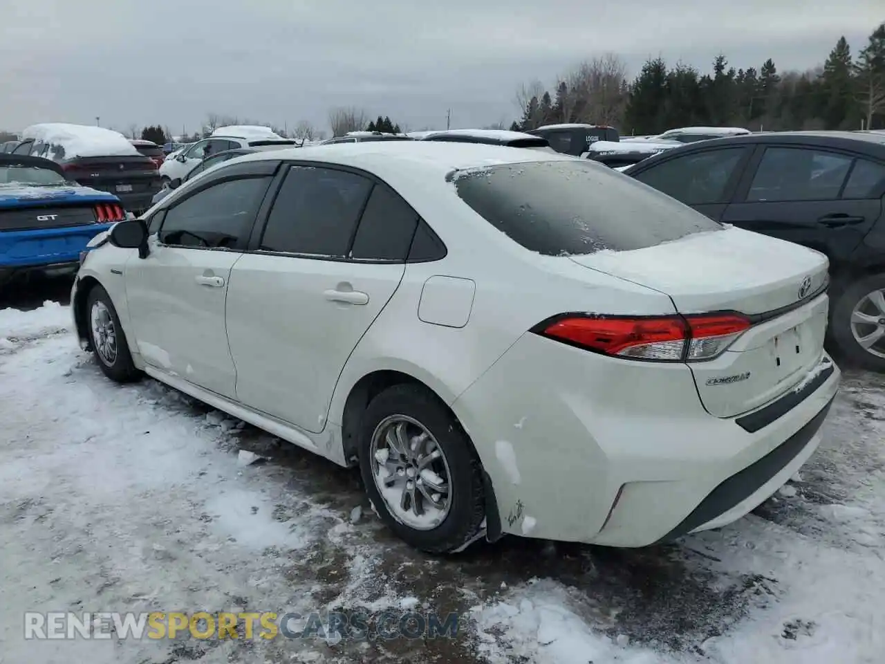 2 Photograph of a damaged car JTDBAMDE5MJ033305 TOYOTA COROLLA 2021
