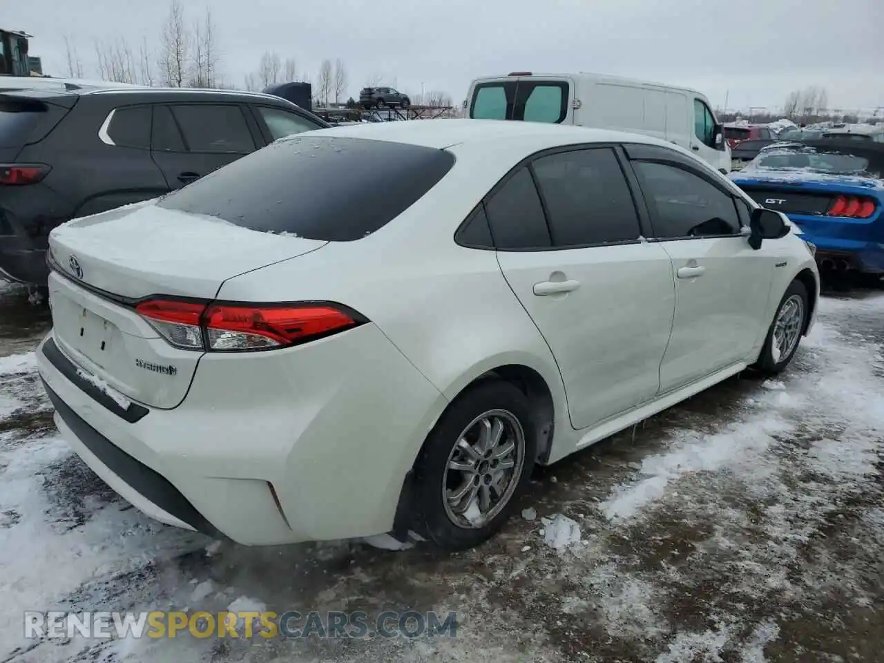 3 Photograph of a damaged car JTDBAMDE5MJ033305 TOYOTA COROLLA 2021