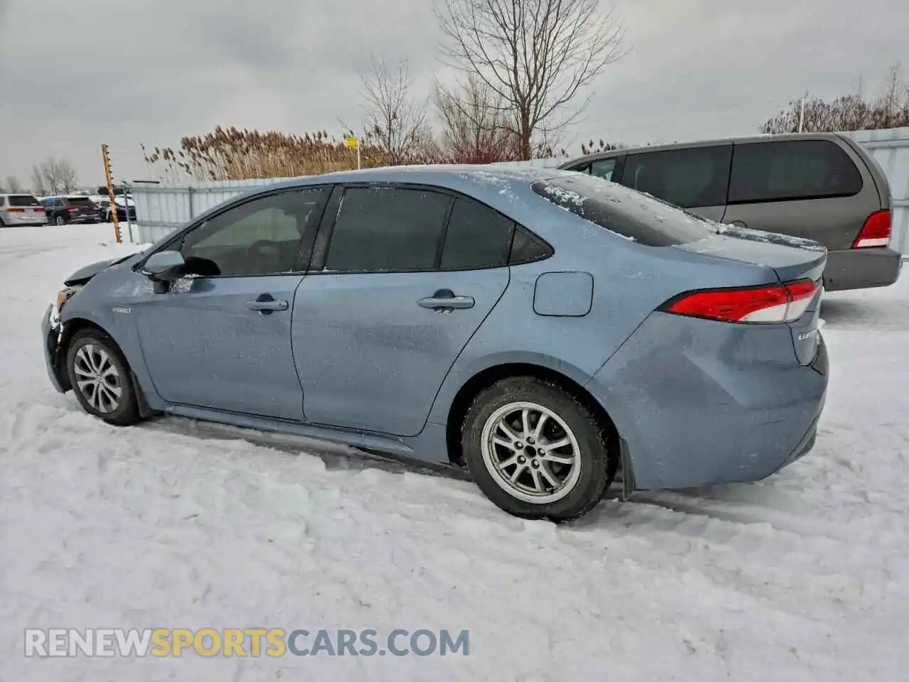 2 Photograph of a damaged car JTDBAMDE8MJ029863 TOYOTA COROLLA 2021