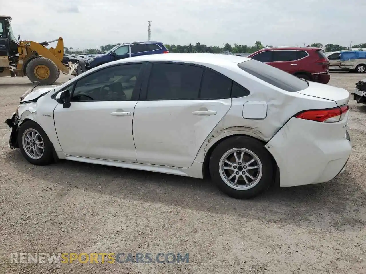 2 Photograph of a damaged car JTDBAMDE9MJ028365 TOYOTA COROLLA 2021