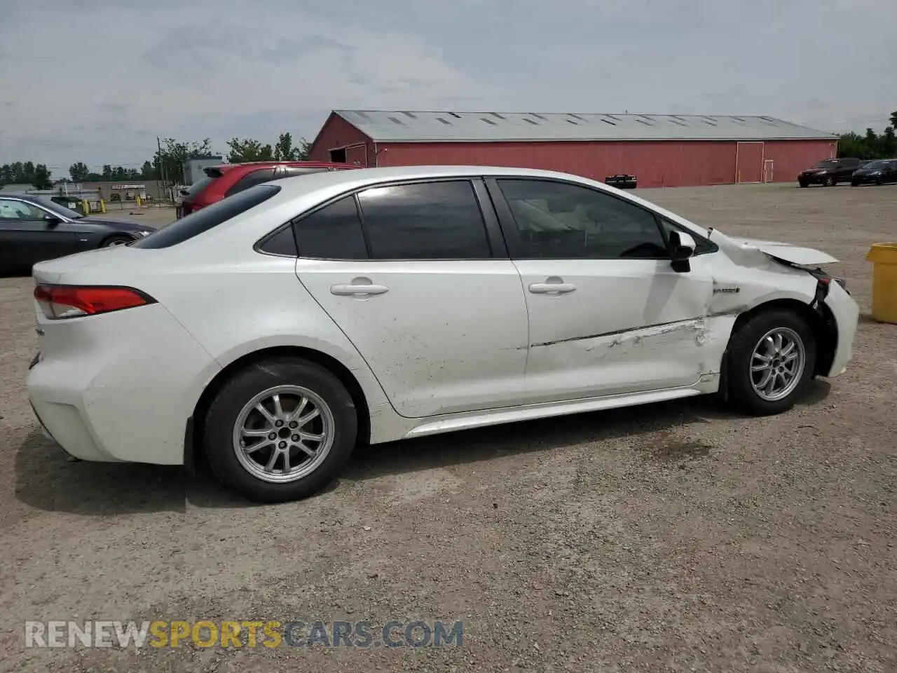 3 Photograph of a damaged car JTDBAMDE9MJ028365 TOYOTA COROLLA 2021