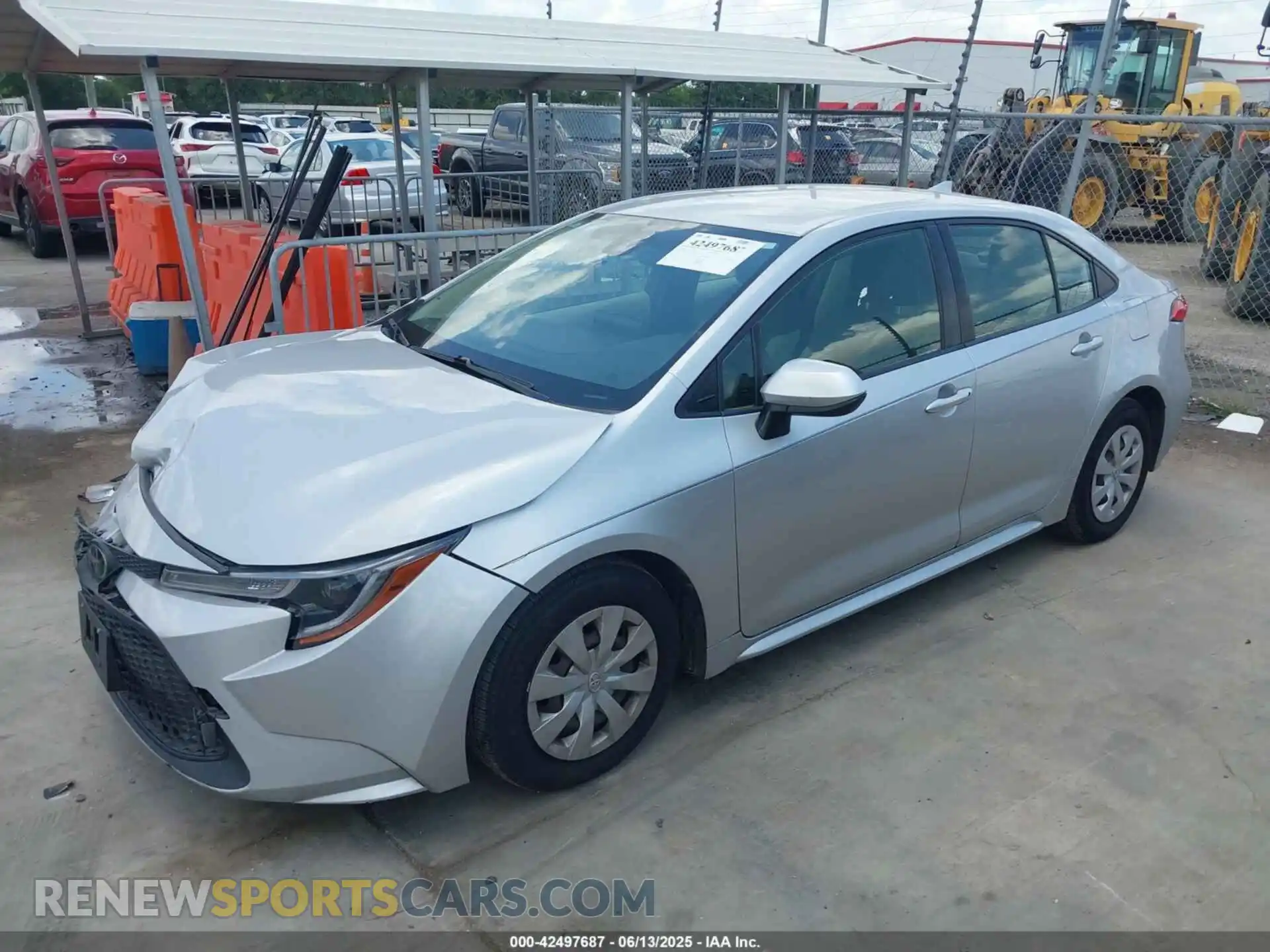2 Photograph of a damaged car JTDDPMAE1MJ136765 TOYOTA COROLLA 2021