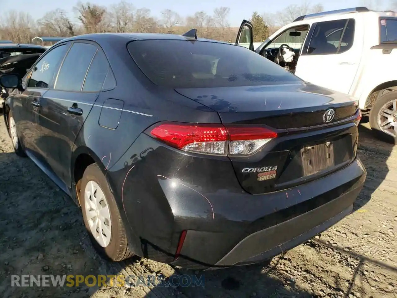 3 Photograph of a damaged car JTDDPMAE2MJ152084 TOYOTA COROLLA 2021