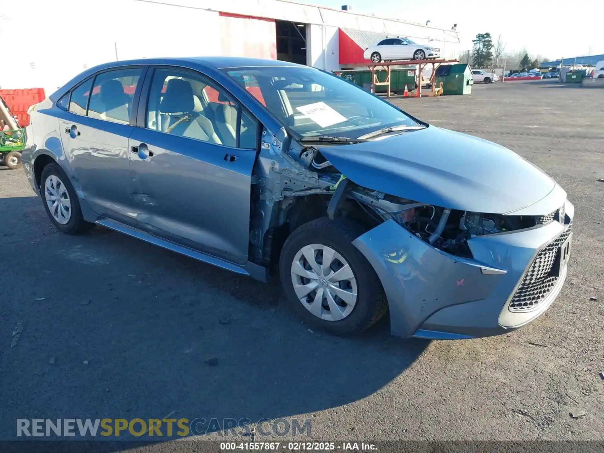 1 Photograph of a damaged car JTDDPMAE2MJ158287 TOYOTA COROLLA 2021